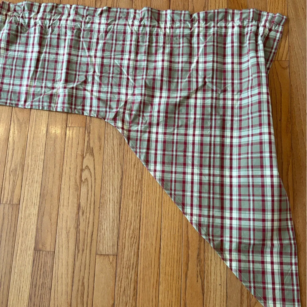 Park Designs Cumberland Swag Plaid 2 Pc Window Valance